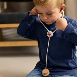 Filibabba Valisette de jeu Jouets en bois Petit Docteur