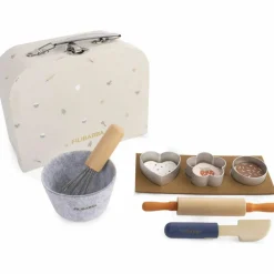 Clearance Valisette de jeu Jouets en bois Petit Pâtissier Dînette Et Aliments Factices
