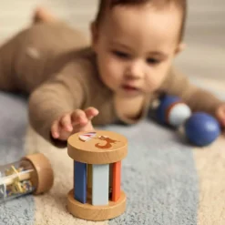 Filibabba Valisette de jeu Mes premiers jouets sensoriels en bois