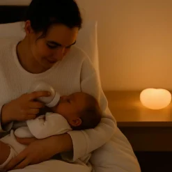 New Veilleuse d’allaitement Ruby vieux rose Veilleuse Nomade