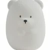 Nattou Veilleuse en silicone grand ours blanc (16 cm)