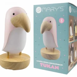 Clearance Veilleuse et enceinte Bluetooth Toucan Rose Veilleuse Décorative