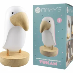 Clearance Veilleuse et enceinte Bluetooth Toucan Blanc Veilleuse Décorative