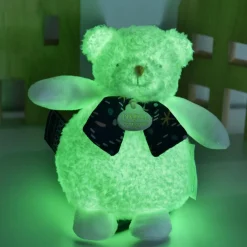 Doudou et Compagnie Veilleuse musicale ours luminescente Clair de Lune (17 cm)