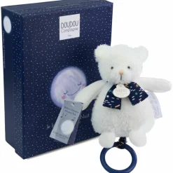 Doudou et Compagnie Veilleuse musicale ours luminescente Clair de Lune (17 cm)