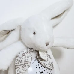 Doudou et Compagnie Veilleuse musicale projections d'étoiles blanc (24 cm)