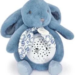 Doudou et Compagnie Veilleuse musicale projections d'étoiles bleu (24 cm)