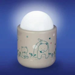 Pabobo Veilleuse nomade beige Dans les bois