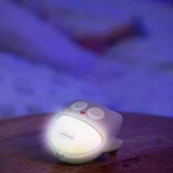 Hot Veilleuse nomade chouette grise Veilleuse Nomade