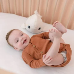 Pabobo Veilleuse peluche bruits blancs et roses Beluga