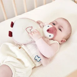 Kaloo Veilleuse peluche Manchot rose (20 cm)