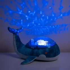 Veilleuse peluche Tranquil Baleine™ bleue (rechargeable) Veilleuse Peluche