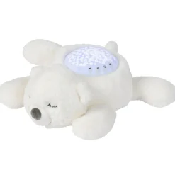Hot Veilleuse projecteur Lapidou Ours blanc Veilleuse Peluche