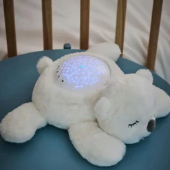 Hot Veilleuse projecteur Lapidou Ours blanc Veilleuse Peluche