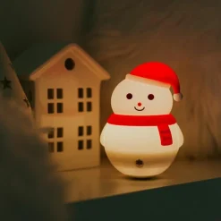 Sale Veilleuse rechargeable Bonhomme de neige Décoration De Noël