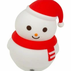 Sale Veilleuse rechargeable Bonhomme de neige Décoration De Noël