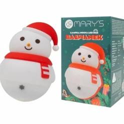 Sale Veilleuse rechargeable Bonhomme de neige Décoration De Noël
