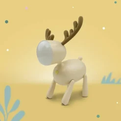 Online Veilleuse rechargeable Cerf Beige Veilleuse Décorative