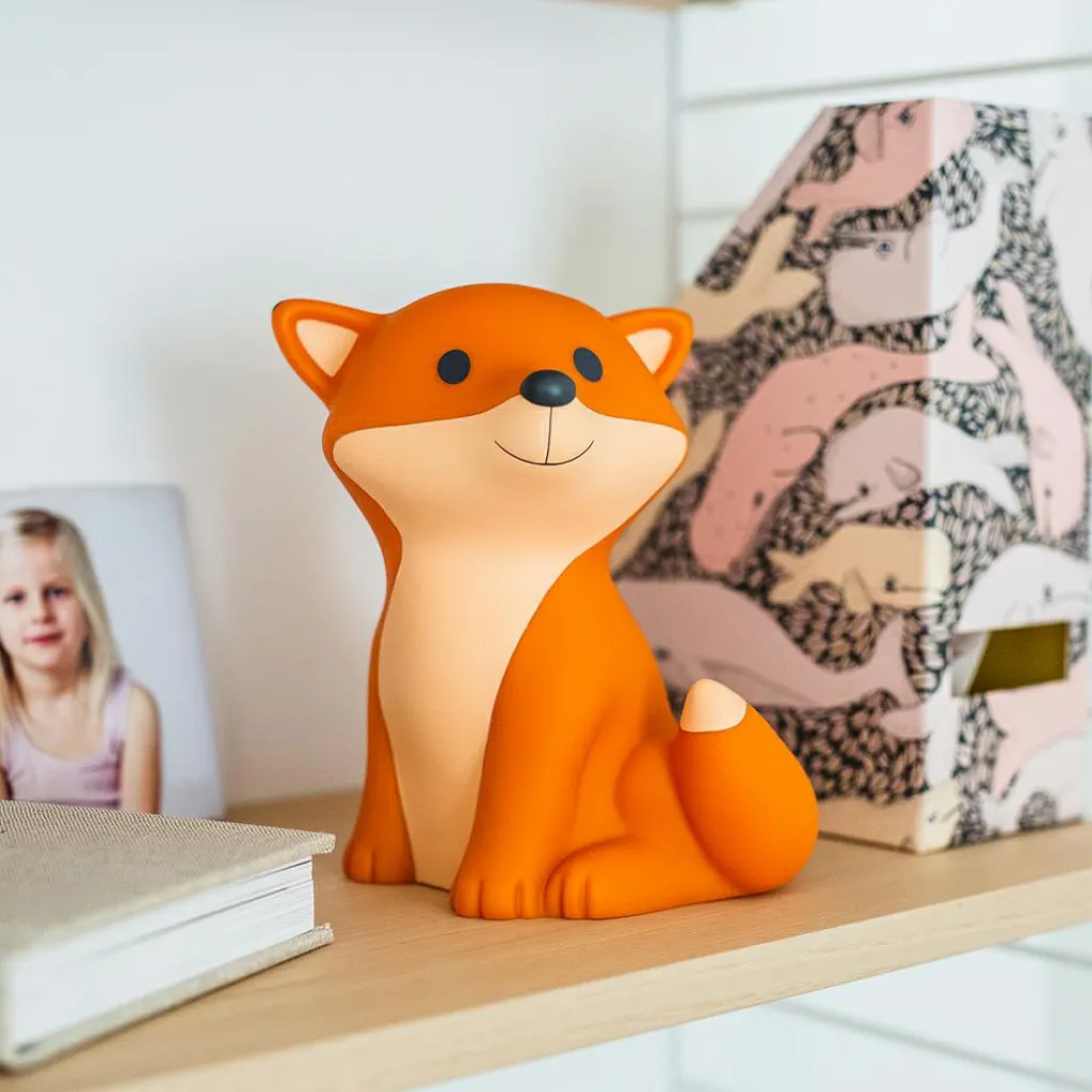 Discount Veilleuse rechargeable César orange (20 cm) Veilleuse Décorative