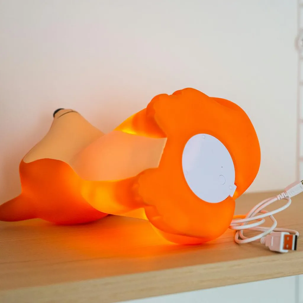 Discount Veilleuse rechargeable César orange (20 cm) Veilleuse Décorative