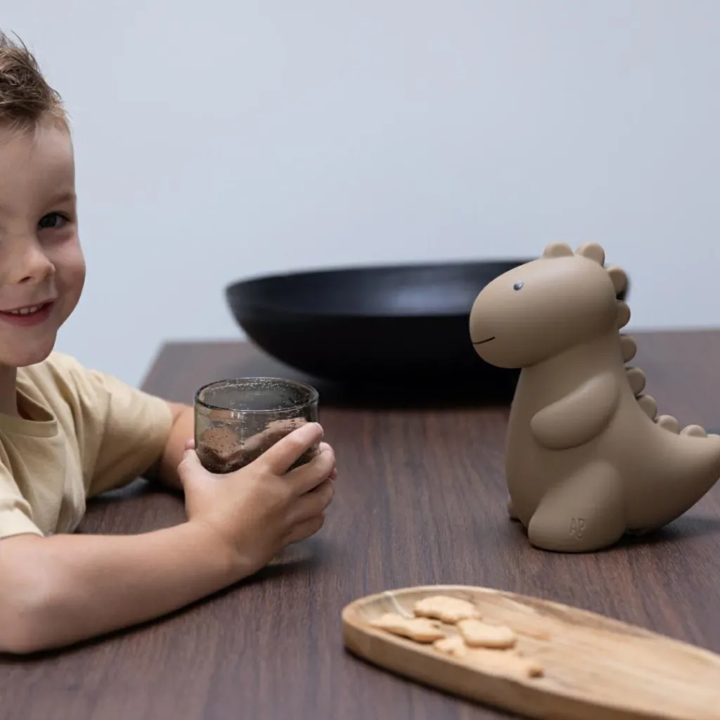 Atelier Pierre Junior Veilleuse rechargeable Jéroom argile (17 cm)