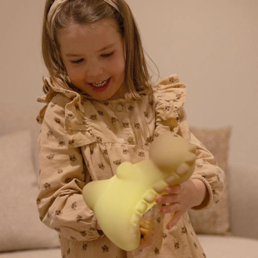 Atelier Pierre Junior Veilleuse rechargeable Jéroom argile (17 cm)