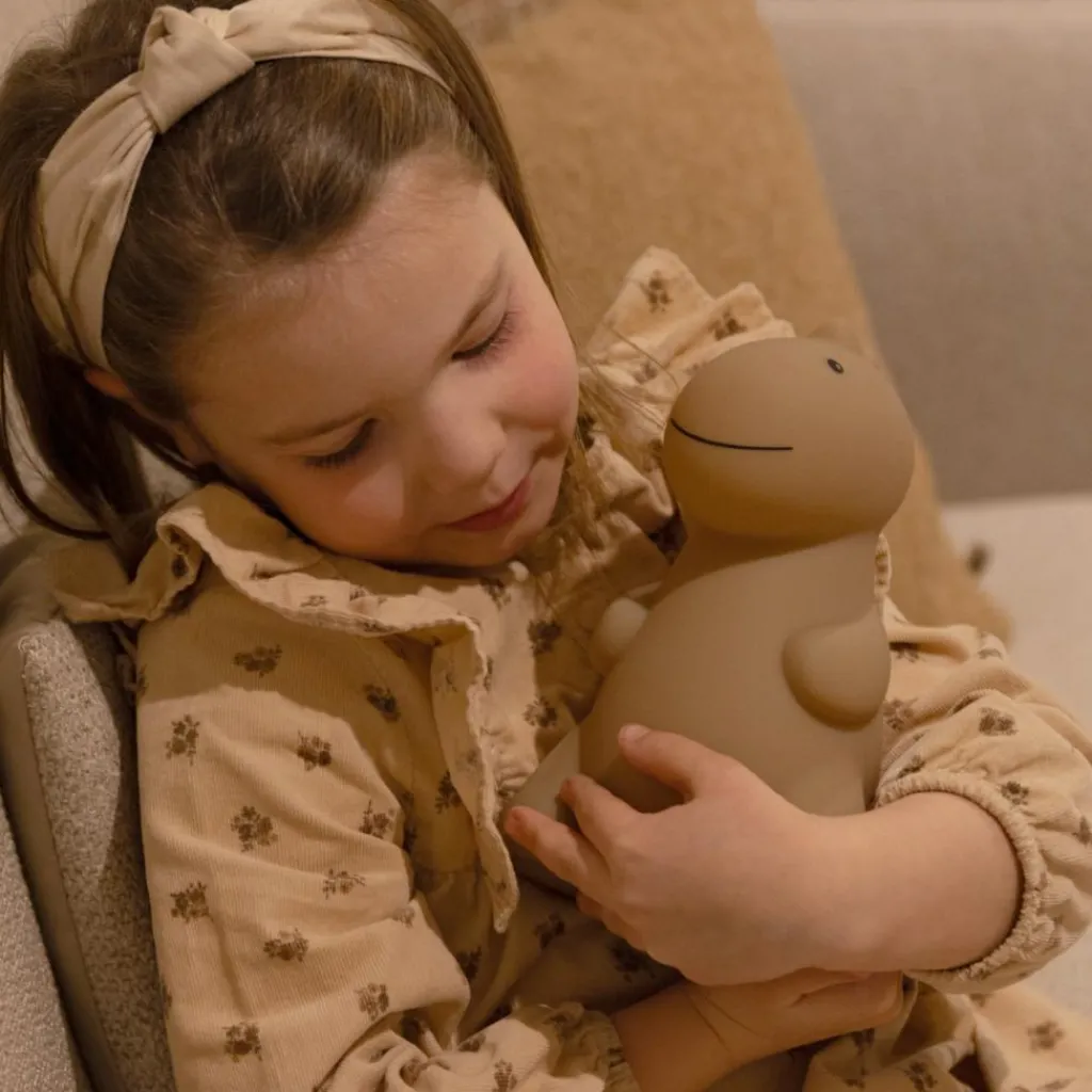 Atelier Pierre Junior Veilleuse rechargeable Jéroom argile (17 cm)