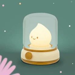 Hot Veilleuse rechargeable Petite Flamme Jaune Veilleuse Décorative