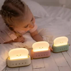 Mary's Veilleuse rechargeable Toaster Jaune