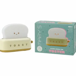 Mary's Veilleuse rechargeable Toaster Jaune