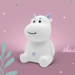 Mary's Veilleuse rechargeable Vache Bleue