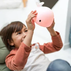 FLOW Veilleuse tactile baleine Moby (15 cm)