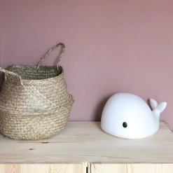 FLOW Veilleuse tactile baleine Moby (15 cm)