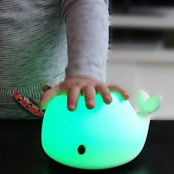 Sale Veilleuse tactile baleine Moby (30 cm) Veilleuse Décorative