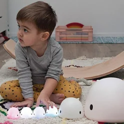 Sale Veilleuse tactile baleine Moby (30 cm) Veilleuse Décorative