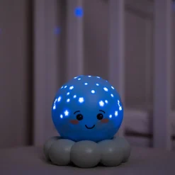 Cloud B Veilleuse Twinkles To Go Octo Bleu Pastel
