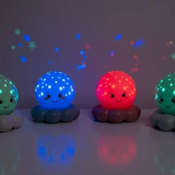 Cloud B Veilleuse Twinkles To Go Octo Bleu Pastel