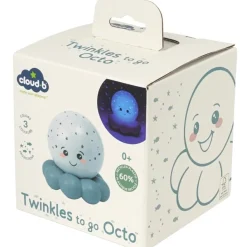 Cloud B Veilleuse Twinkles To Go Octo Bleu Pastel