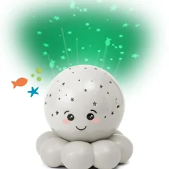 Cloud B Veilleuse Twinkles To Go Octo Gris Pastel