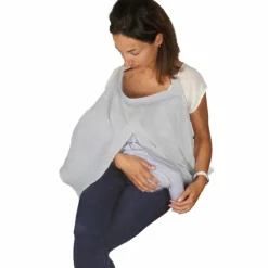 Tinéo Voile d'allaitement gris