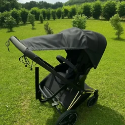 Kaiser Voile d'ombrage universel pour poussette noir